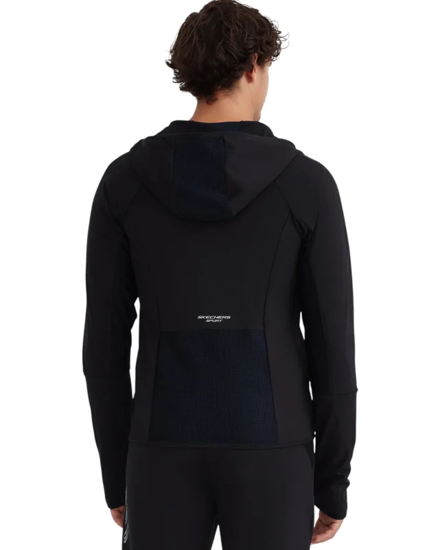 Skechers M Performance Coll. Full Zip SİYAH Erkek Eşofman Üstü - 4