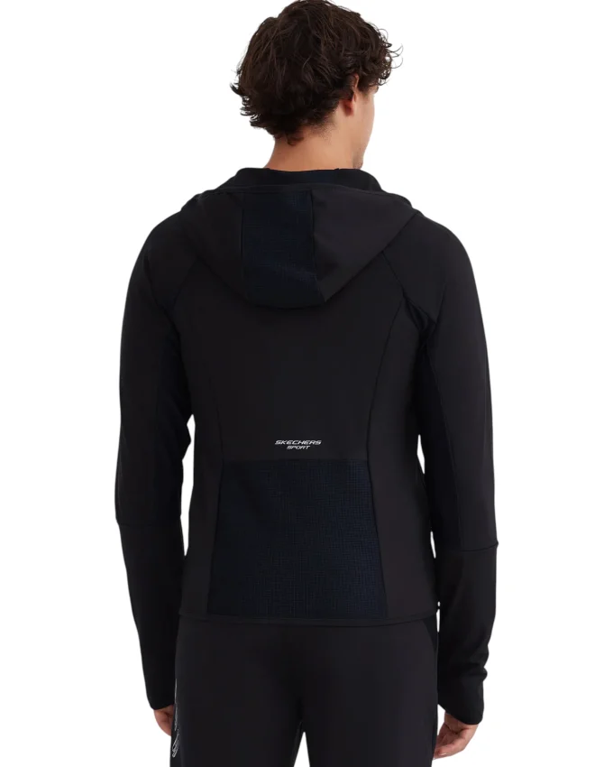 Skechers M Performance Coll. Full Zip SİYAH Erkek Eşofman Üstü - 4