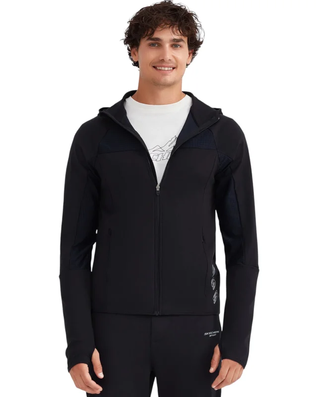 Skechers M Performance Coll. Full Zip SİYAH Erkek Eşofman Üstü - 1