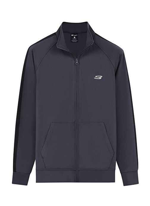 Skechers M Performance Track Suit Gri Erkek Eşofman Takımı - 4