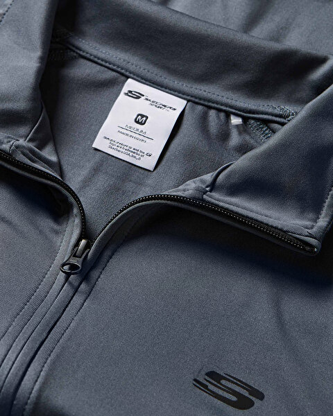 Skechers M Performance Track Suit Gri Erkek Eşofman Takımı - 6