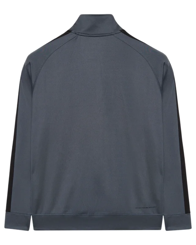 Skechers M Performance Track Suit Gri Erkek Eşofman Takımı - 4