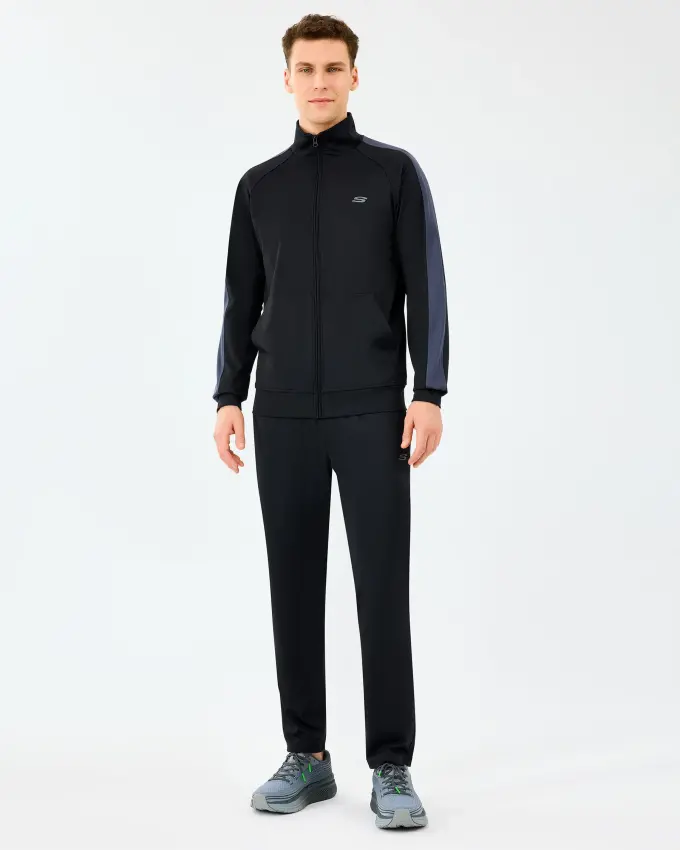 Skechers M Performance Track Suit Siyah Erkek Eşofman Takımı - 1