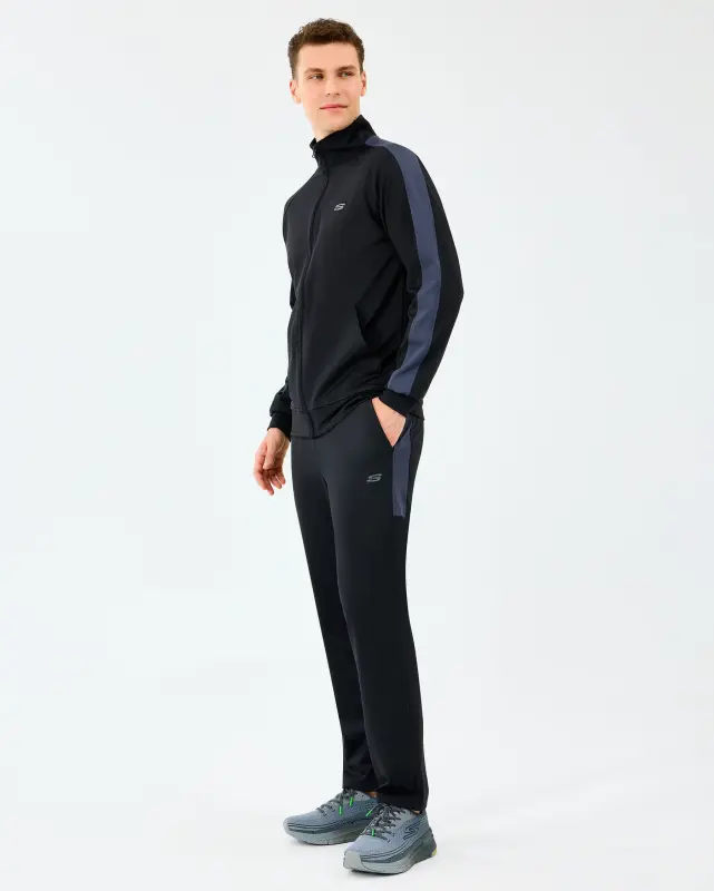Skechers M Performance Track Suit Siyah Erkek Eşofman Takımı - Skechers (1)