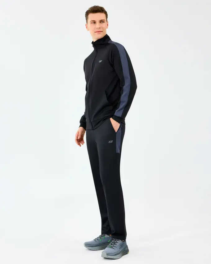 Skechers M Performance Track Suit Siyah Erkek Eşofman Takımı - 2