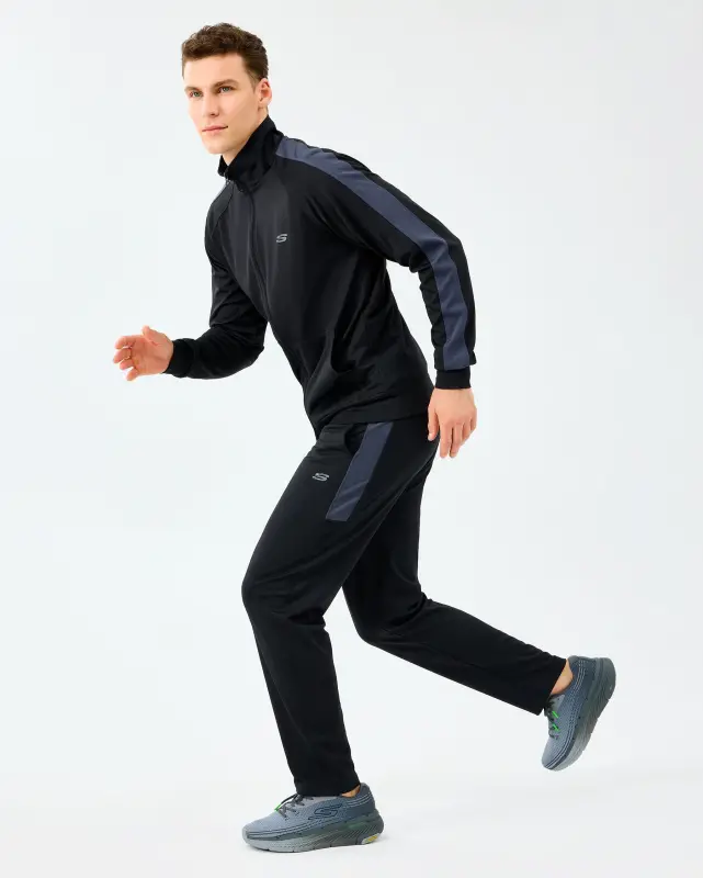 Skechers M Performance Track Suit Siyah Erkek Eşofman Takımı - 3