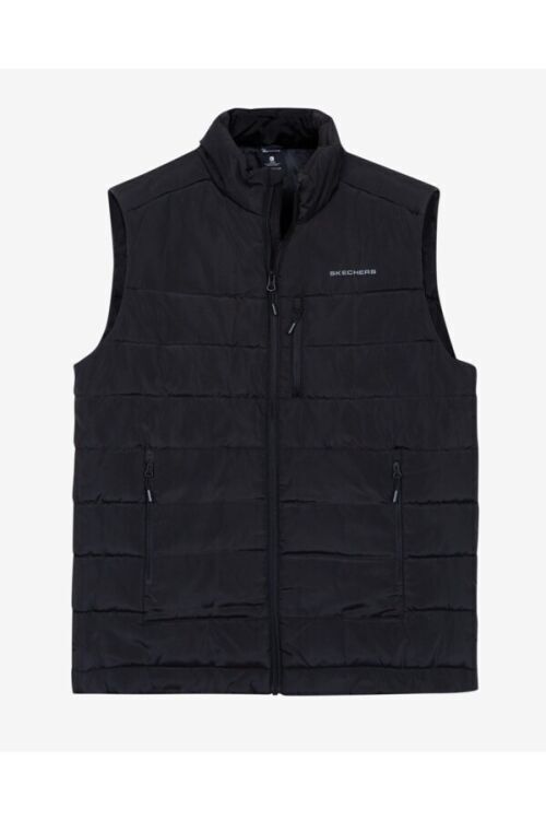 Skechers M Pocket Vest SİYAH Erkek Yelek - Skechers