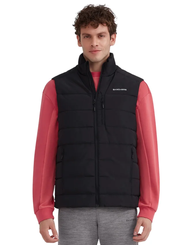 Skechers M Pocket Vest SİYAH Erkek Yelek - 1