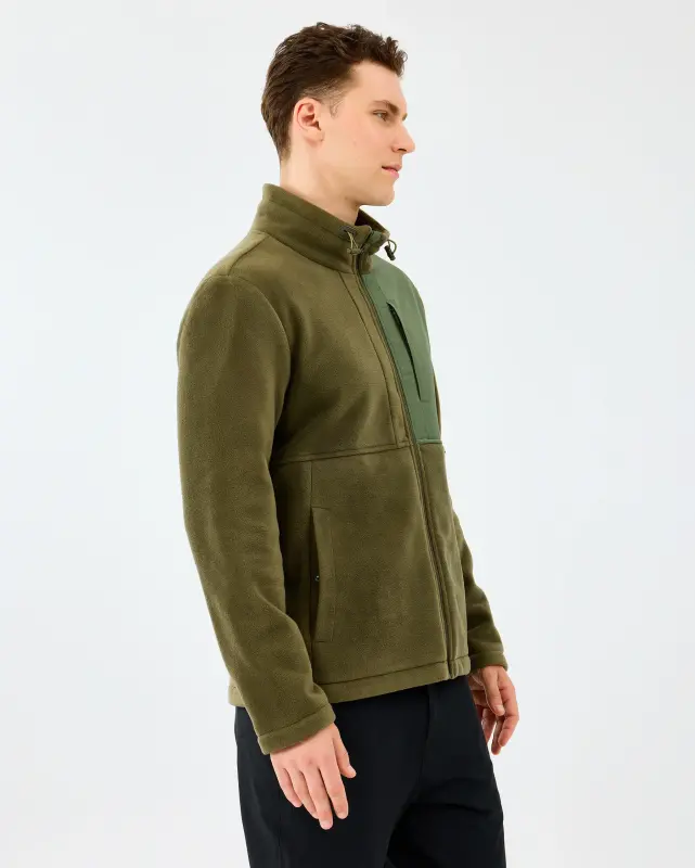 Skechers M Polar Jacket Haki Erkek Polar - 2
