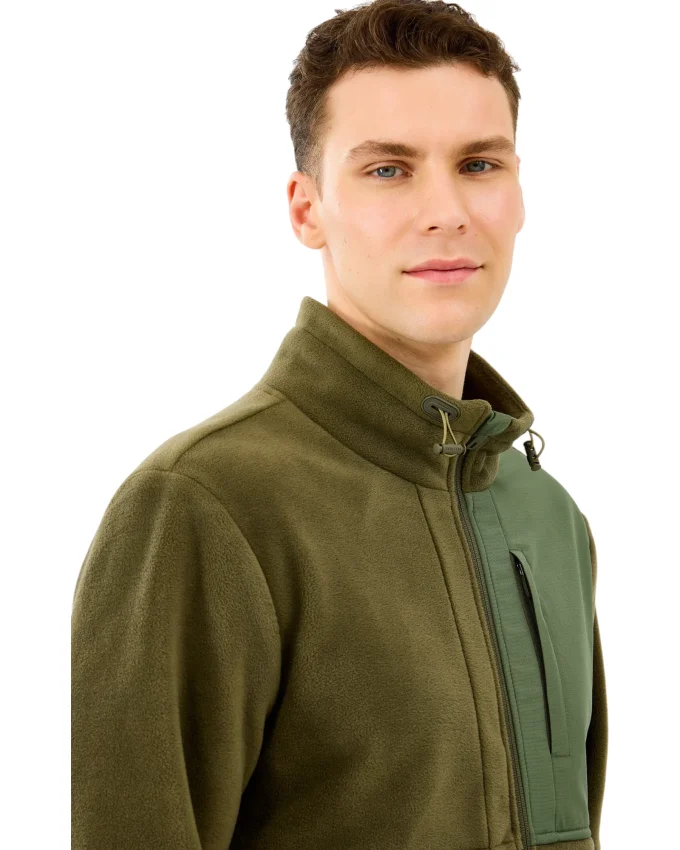 Skechers M Polar Jacket Haki Erkek Polar - 3