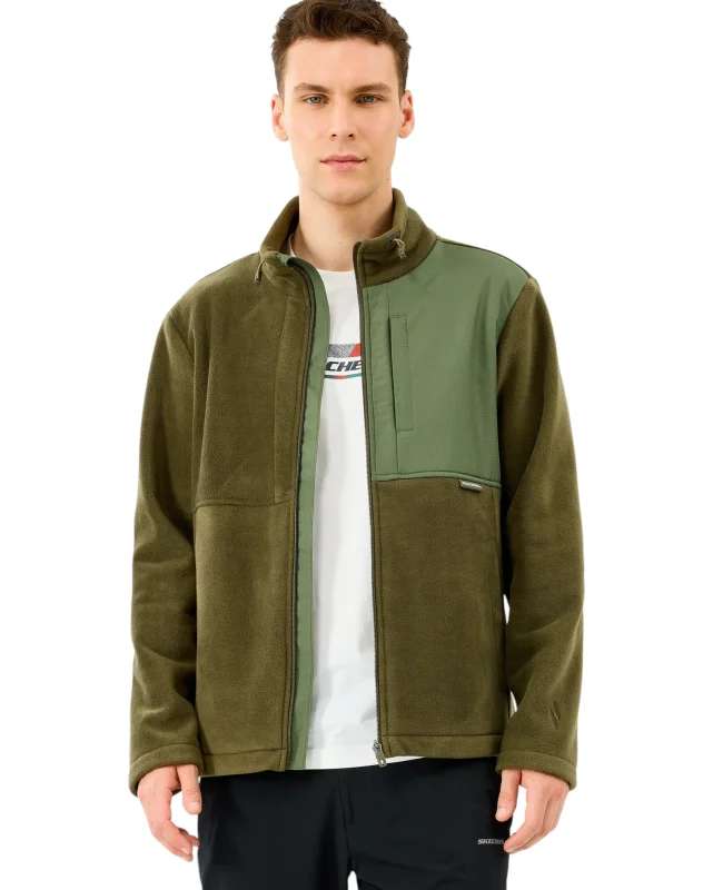Skechers M Polar Jacket Haki Erkek Polar 