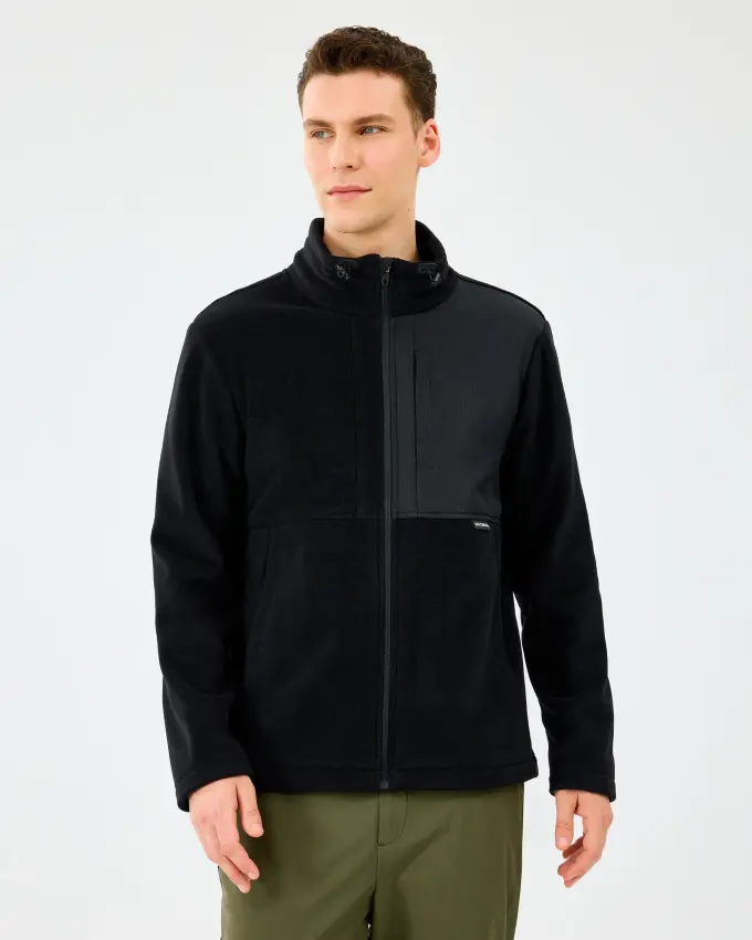 Skechers M Polar Jacket Siyah Erkek Polar - 1