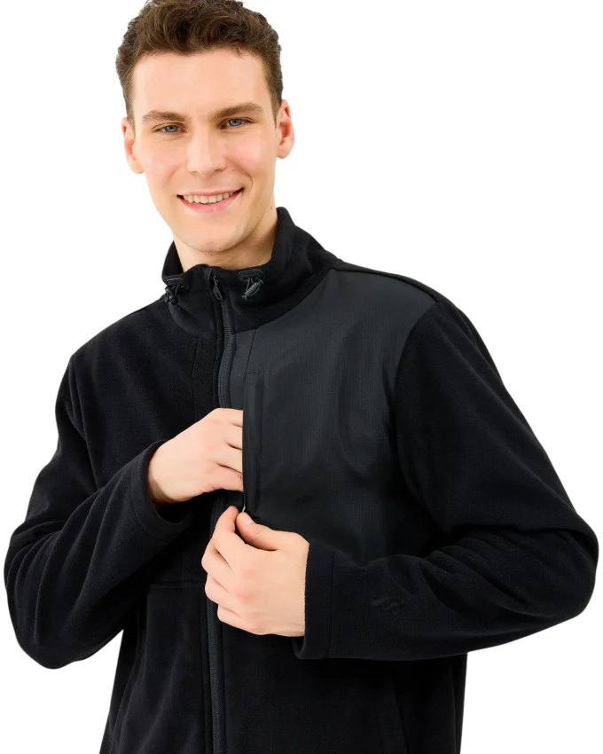 Skechers M Polar Jacket Siyah Erkek Polar - 2