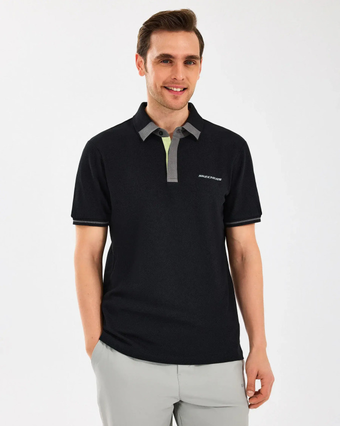 Skechers Pop Up Detailed Erkek Polo Tshirt - Skechers