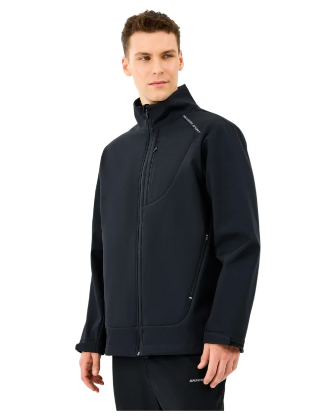 Skechers M Softshell Basic Jacket Siyah Erkek Mont - 2