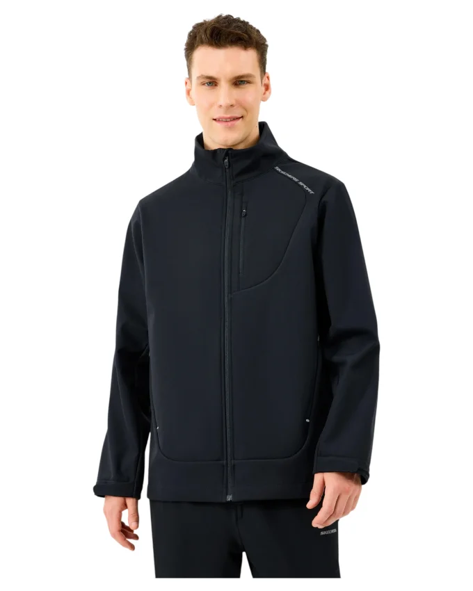 Skechers M Softshell Basic Jacket Siyah Erkek Mont - 1