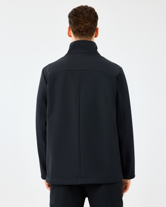 Skechers M Softshell Basic Jacket Siyah Erkek Mont - 3