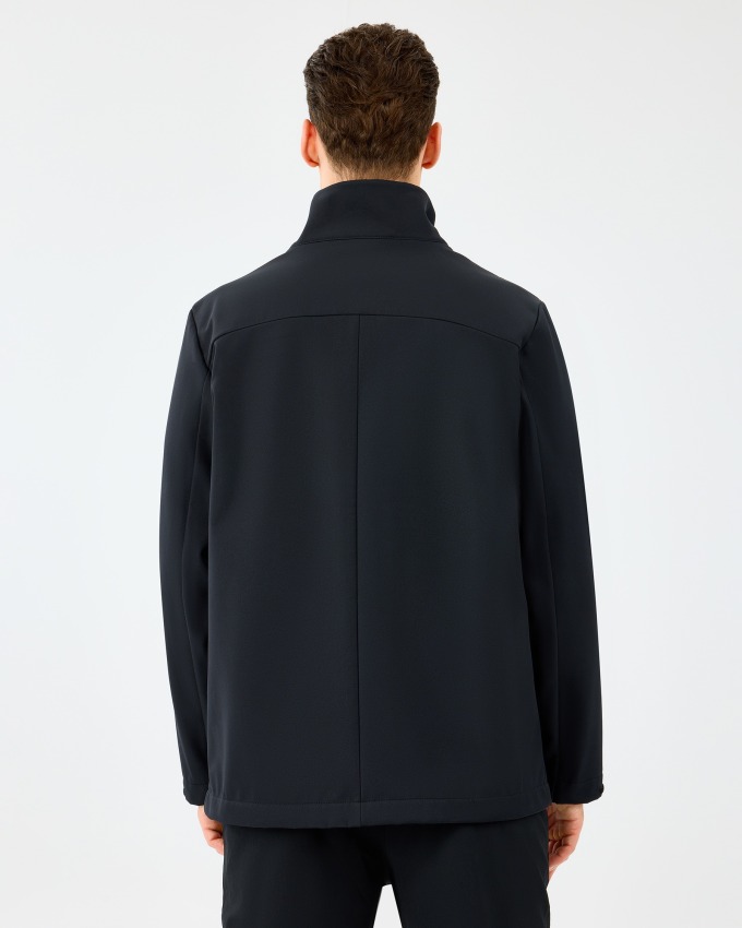 Skechers M Softshell Basic Jacket Siyah Erkek Mont - 3