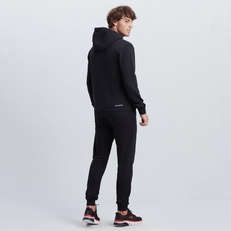 Skechers M Summits Full Zip Hoodie SİYAH Erkek Sweatshirt S212407-001 - 3