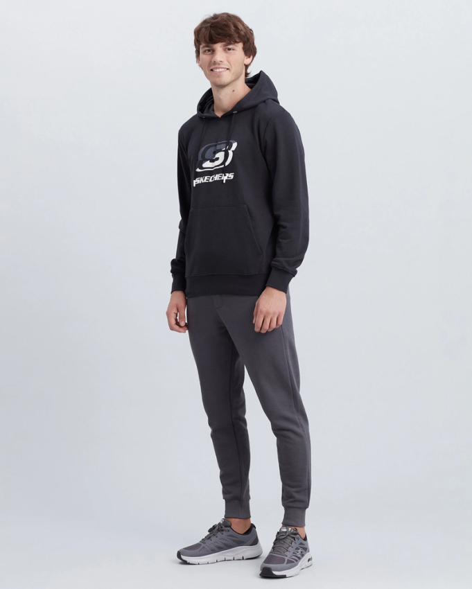 Skechers M Summits Hoodie SİYAH Erkek Sweatshirt S212406-001 - 2