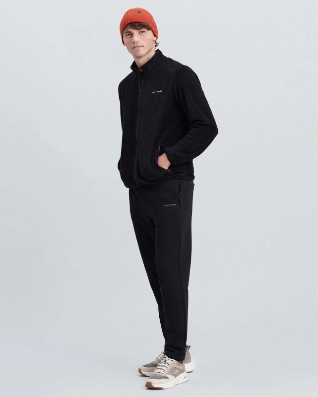 Skechers M Turtle Neck Full Zip Polar SİYAH Erkek Sweatshirt - 6
