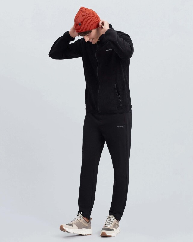 Skechers M Turtle Neck Full Zip Polar SİYAH Erkek Sweatshirt - 7