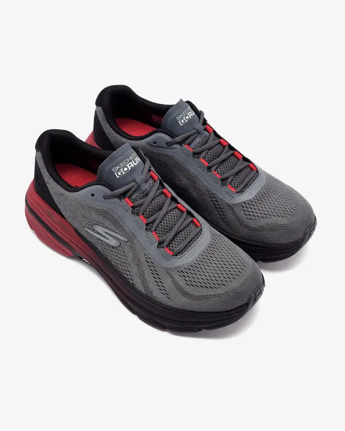 Skechers Max Cushioning Arch Fit 2.0-İmmense Cruiser Gri Erkek Koşu Ayakkabısı - 6