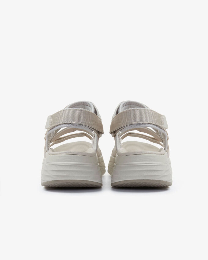 Skechers MAX CUSHIONING - LURED Bej Kadın Sandalet 140218 NAT - 6