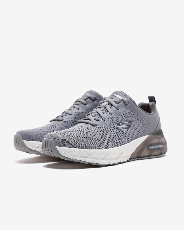 Skechers MAX PROTECT SPORT - SAFEGUARD Gri Erkek Günlük Ayakkabı - 7