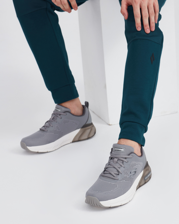 Skechers MAX PROTECT SPORT - SAFEGUARD Gri Erkek Günlük Ayakkabı - 4