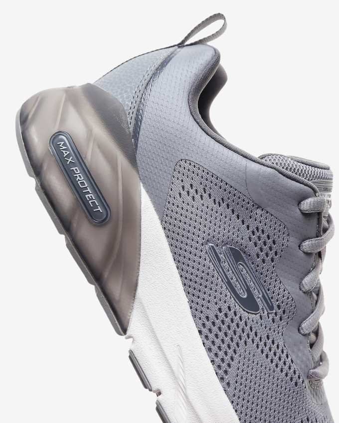 Skechers MAX PROTECT SPORT - SAFEGUARD Gri Erkek Günlük Ayakkabı - 9