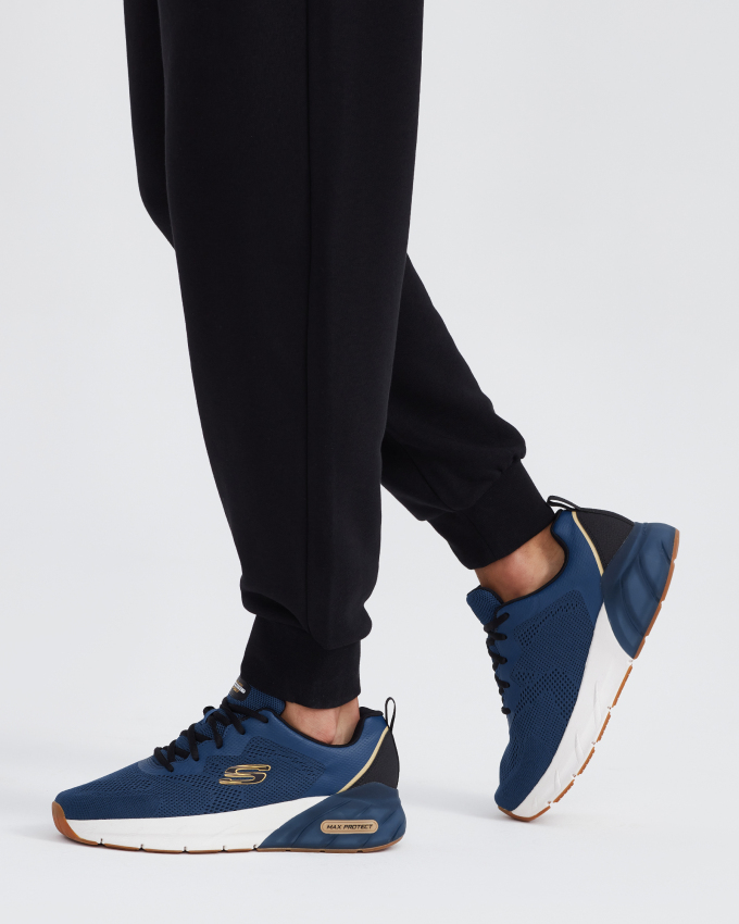 Skechers MAX PROTECT SPORT - SAFEGUARD Mavi Erkek Günlük Ayakkabı - 4