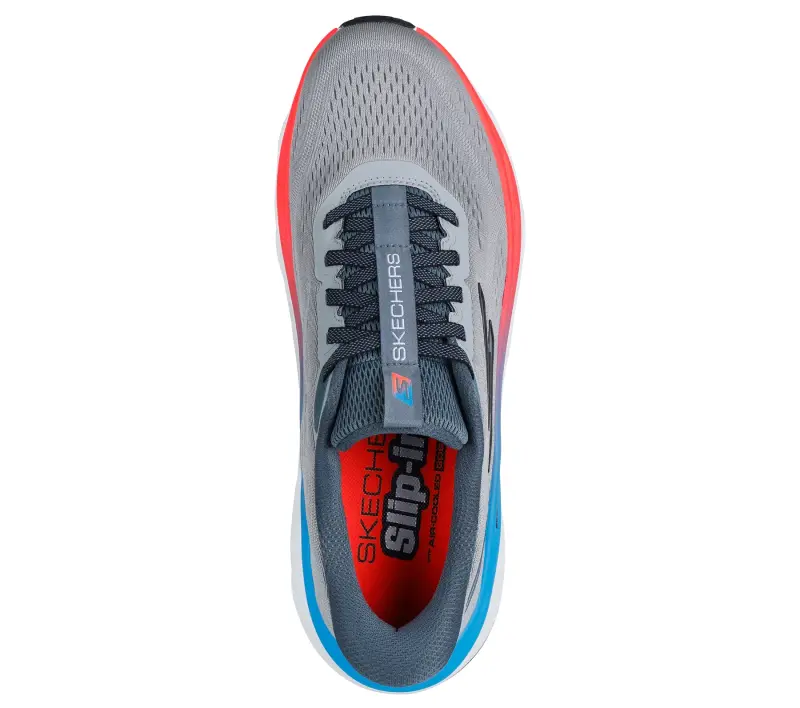 Skechers Max Run Gri Erkek Koşu Ayakkabısı - 4