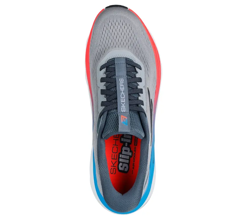 Skechers Max Run Gri Erkek Koşu Ayakkabısı - 4
