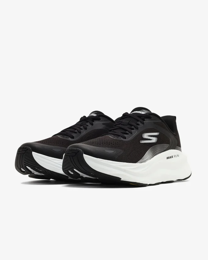 Skechers Max Run Pacewave Siyah Kadın Koşu Ayakkabısı - 6