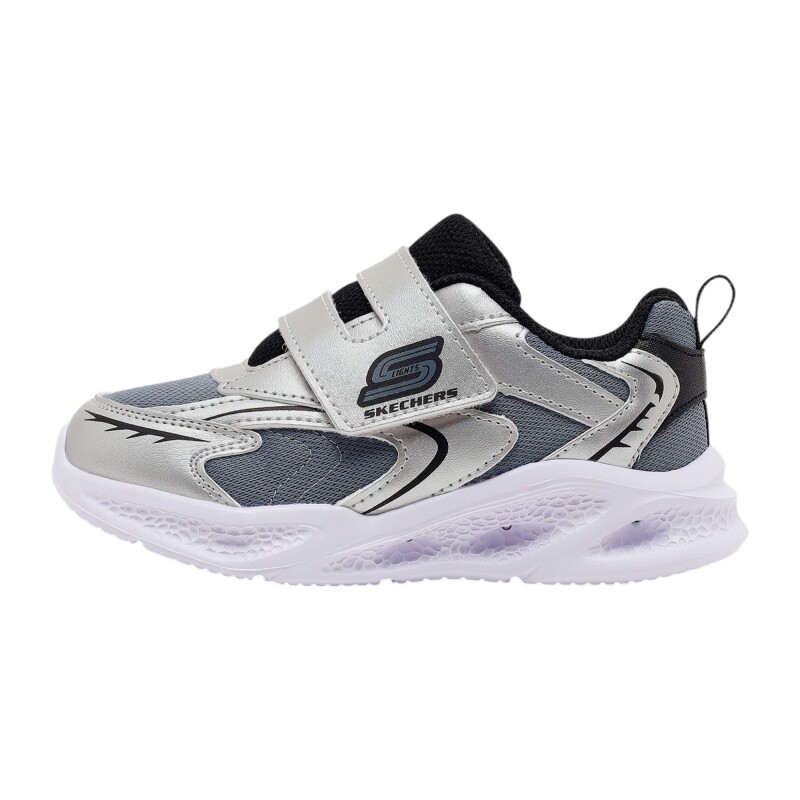 Skechers Meteor-Lights - Glow Spike Gri Çocuk Günlük Ayakkabı - Skechers