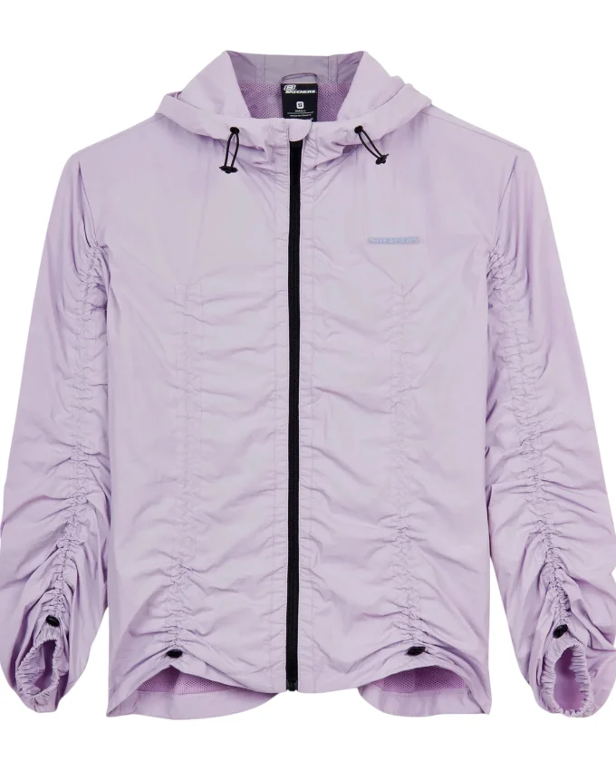 Skechers Micro Collection W Hooded Jacket Mor Kadın Eşofman Üstü - 5