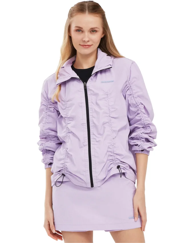 Skechers Micro Collection W Hooded Jacket Mor Kadın Eşofman Üstü - 1