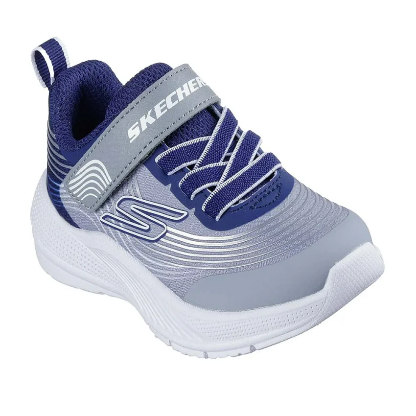 Skechers Microspec Advance Lacivert Çocuk Günlük Ayakkabı - 5