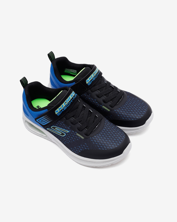 Skechers Microspec Max Advance Squad-Pacer Siyah Çocuk Günlük Ayakkabı - 6