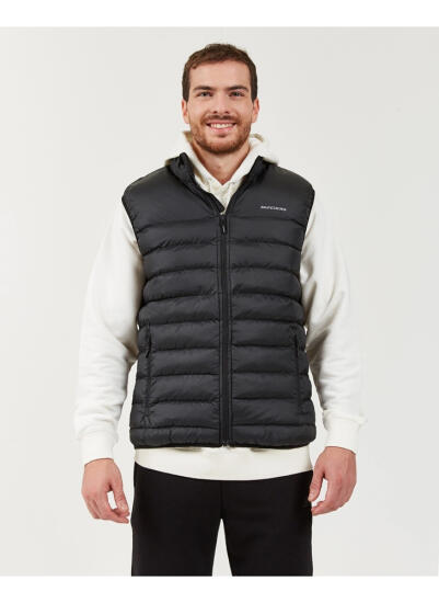 Skechers Outerwear M Basic Lightweight Vest SİYAH Erkek Yelek - 1