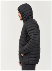 Skechers Outerwear M Padded Lightweight Jacket SİYAH Erkek Mont S202063-001 - 4