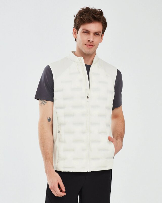 Skechers Outerwear M Padded Lightweight Vest Gri Erkek Yelek - 1