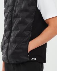 Skechers Outerwear M Padded Lightweight Vest SİYAH Erkek Yelek - 5