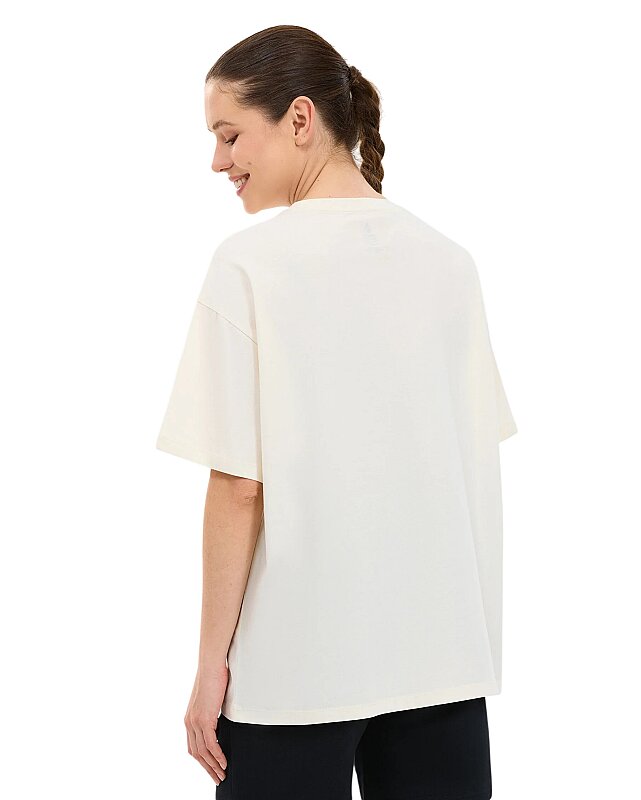 Skechers Oversize Fit Graphic Beyaz Kadın Tshirt - Skechers (1)