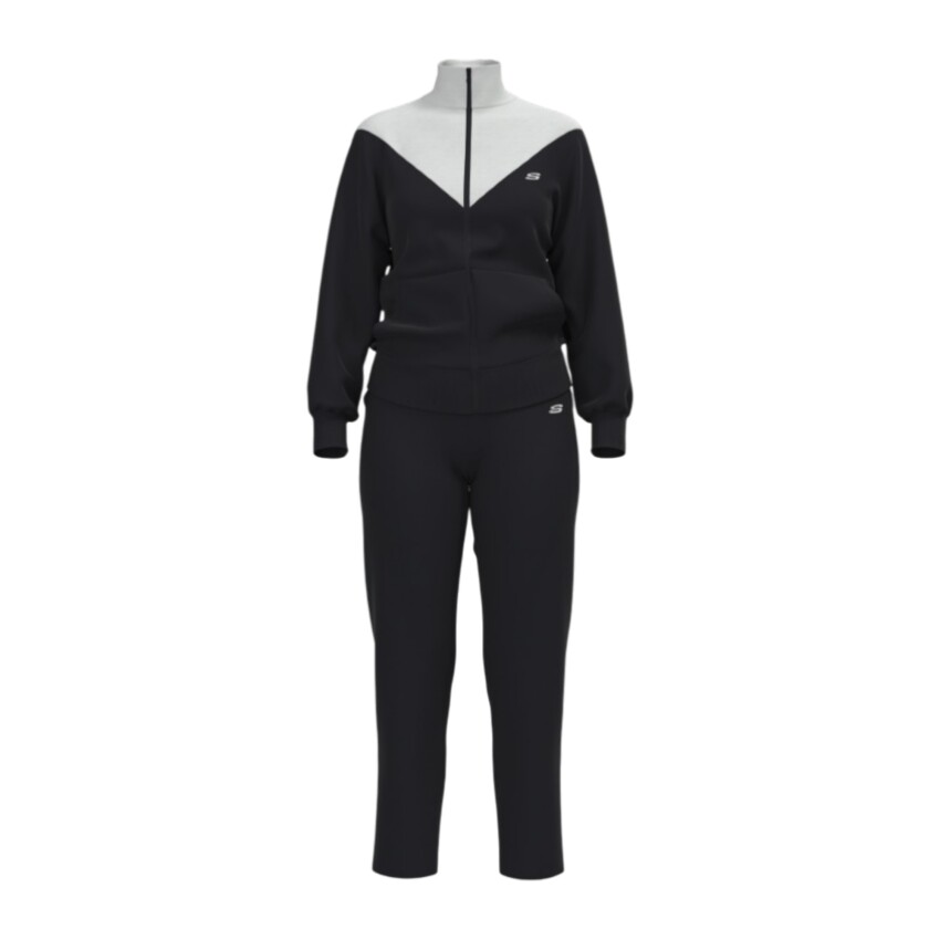Skechers Performance Coll. Track Suit Siyah Kadın Eşofman Takımı - 1