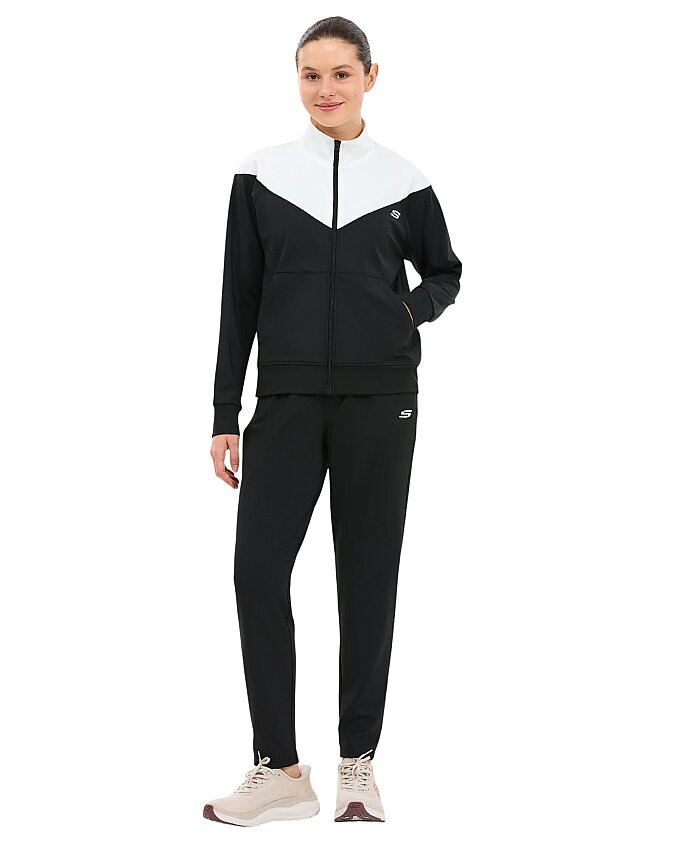 Skechers Performance Coll. Track Suit Siyah Kadın Eşofman Takımı - 1