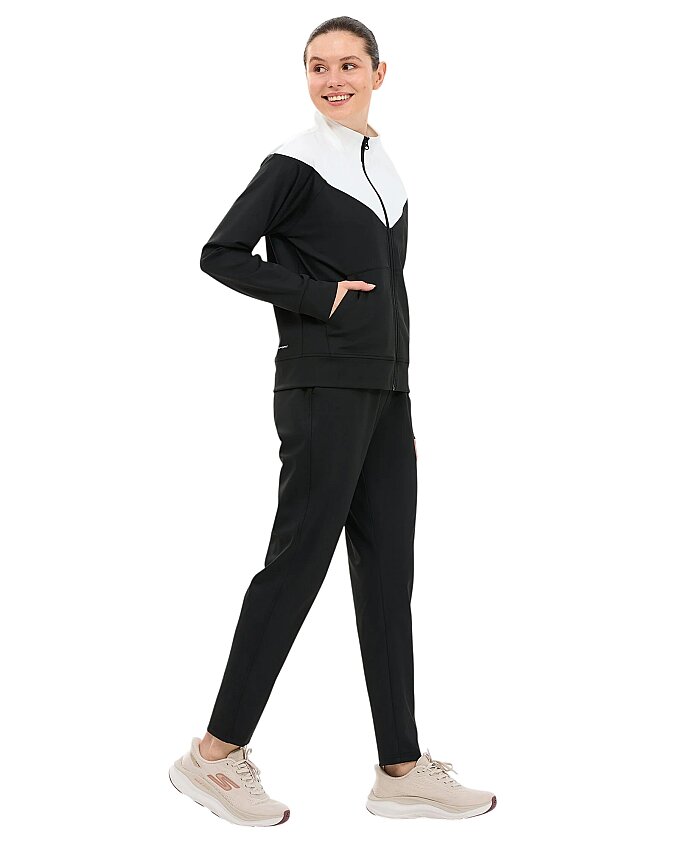 Skechers Performance Coll. Track Suit Siyah Kadın Eşofman Takımı - 2