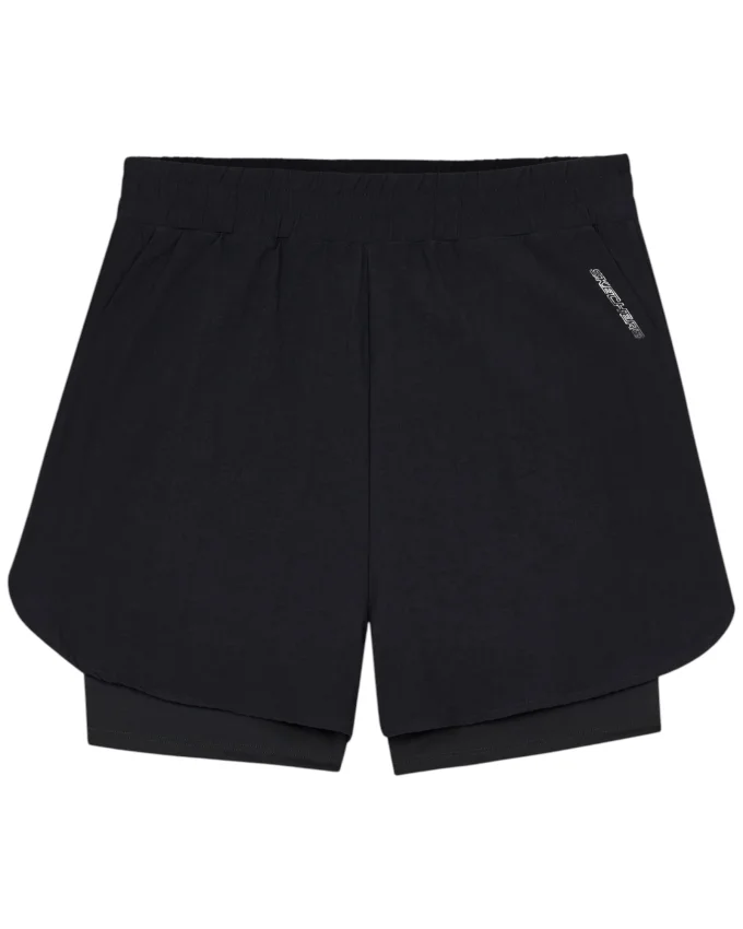 Skechers Performance Coll. W 4 inch 2 in 1 Short SİYAH Kadın Şort - 6