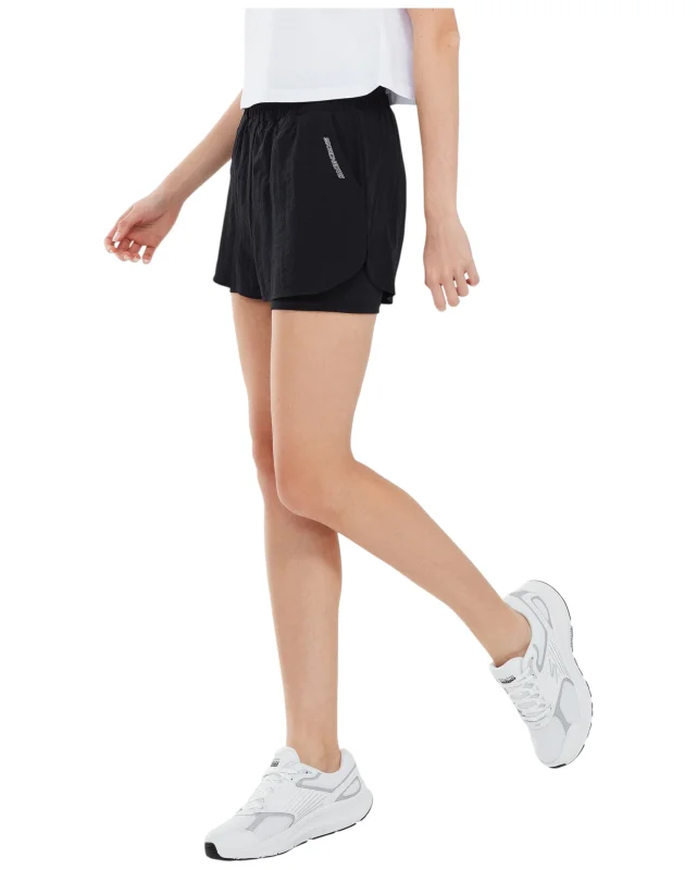 Skechers Performance Coll. W 4 inch 2 in 1 Short SİYAH Kadın Şort - Skechers (1)